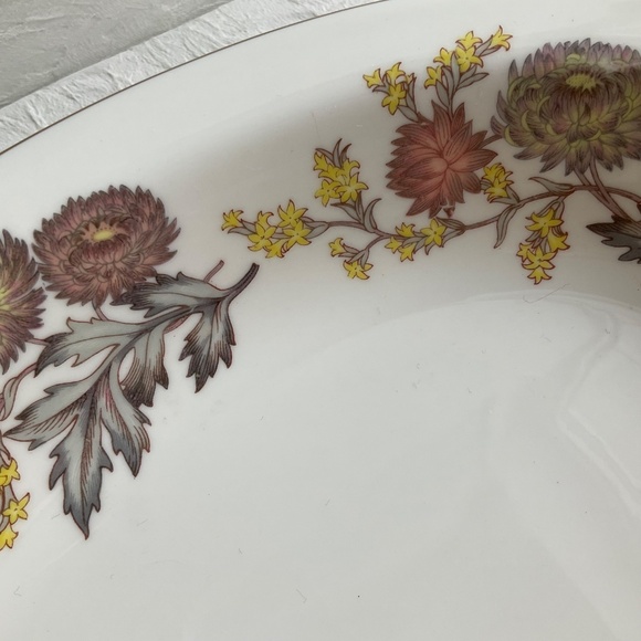 Wedgwood Bone China Lichfield Vintage 1960’s 10" Oval Vegetable Serving Bowl - Picture 5 of 8